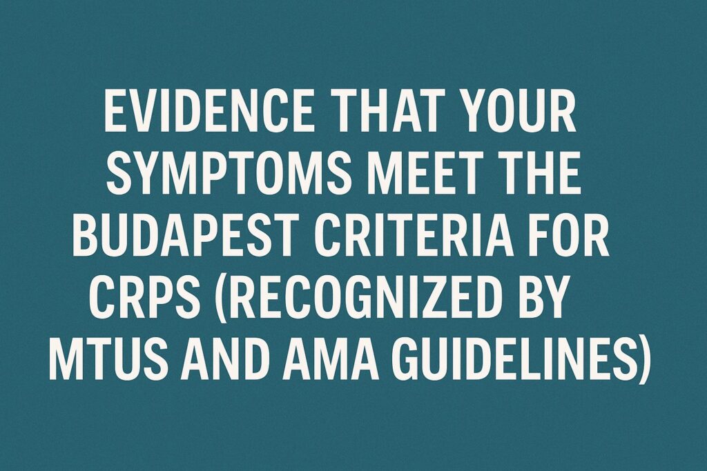 Budapest Criteria Workers Compensation