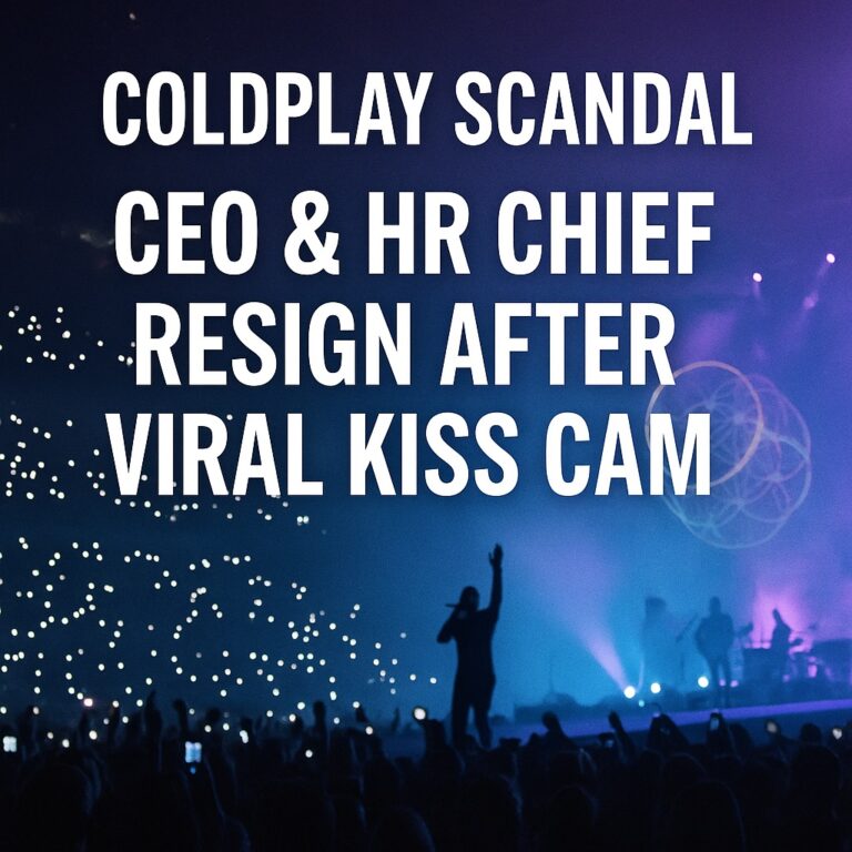 Coldplay Scandal