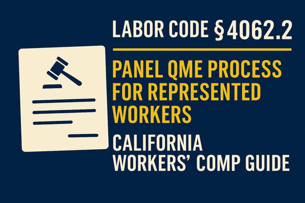 Labor Code 4062.2 Workers Compensation