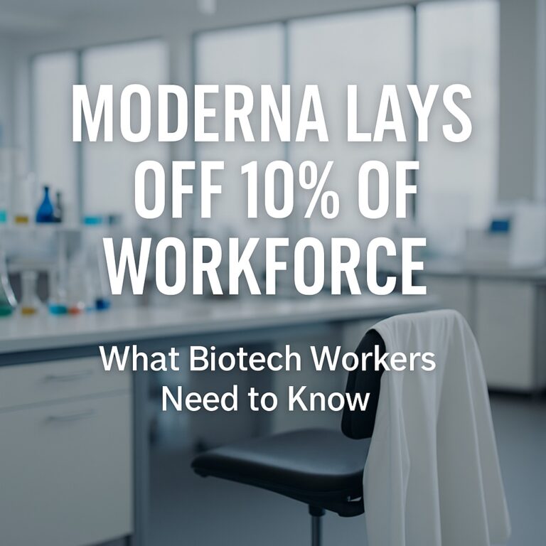 Moderna to Lay Off 10% of Workforce: Implications On Workers