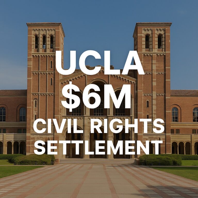 UCLA to Pay $6M to Settle Antisemitism Lawsuit: A Wake-Up Call