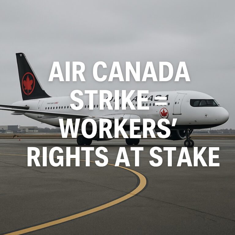 Air Canada Flight Attendants Strike: A Battle Over Wages, Rights