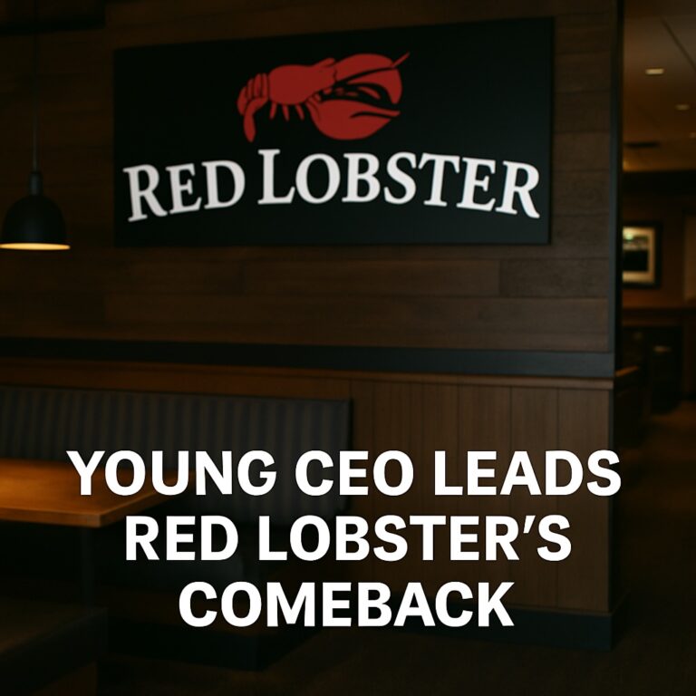 Young CEO Leads Red Lobster’s Comeback After Bankruptcy