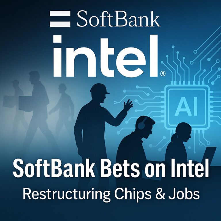 Intel’s SoftBank Lifeline: What It Means for Jobs And U.S. Chips