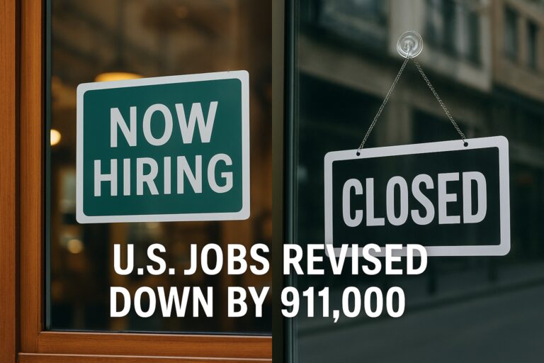 Job Growth Revised Down by 911,000: Implications for Workers