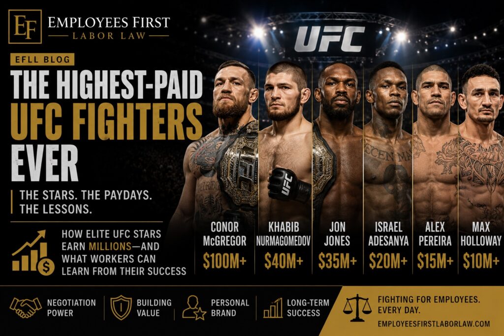 UFC Fighters - Highest Paid
