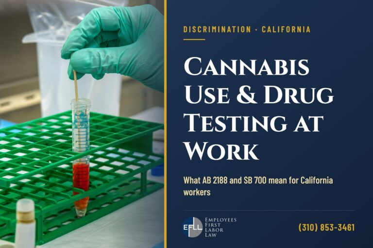 Cannabis use and drug testing at work in California