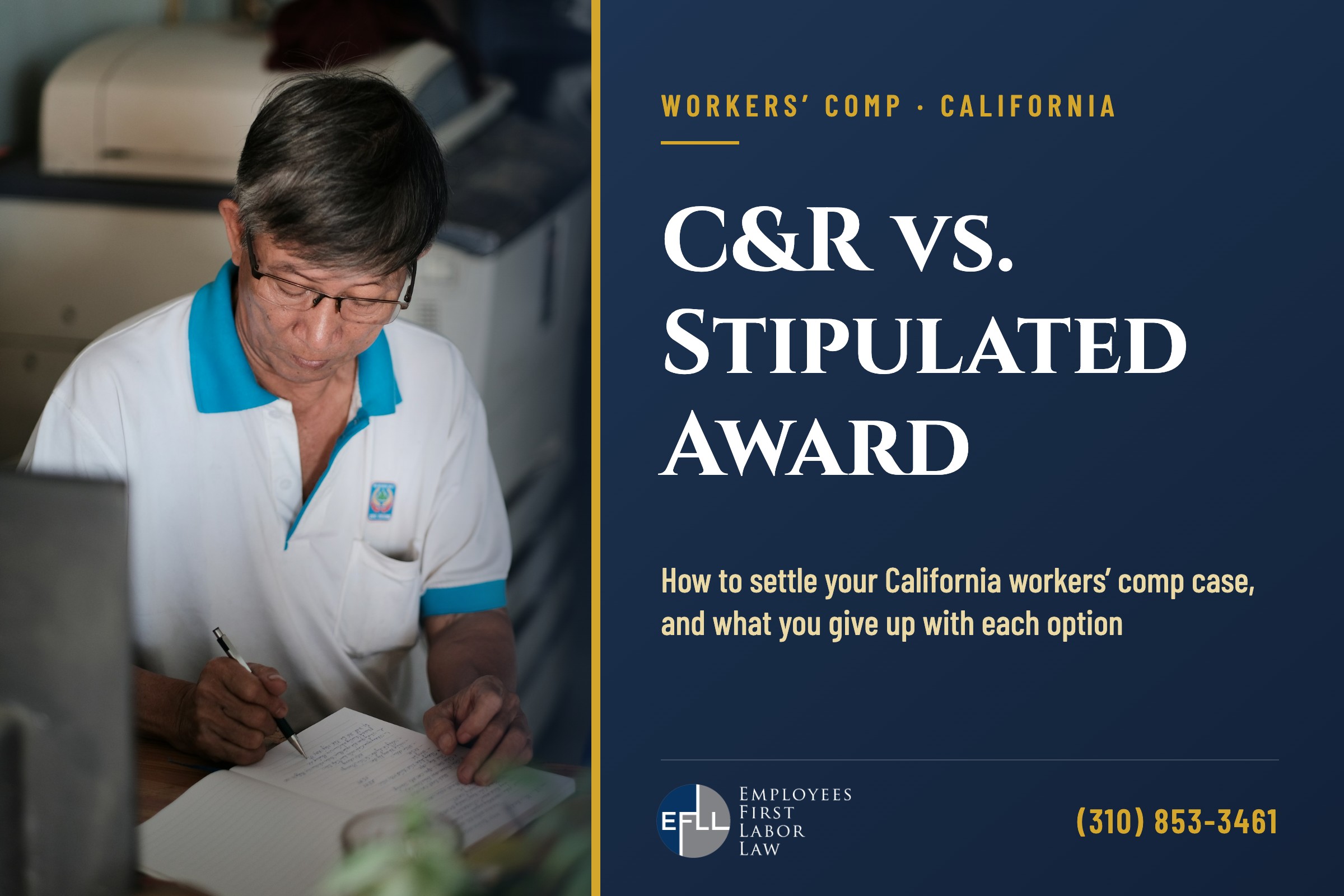 Compromise and release vs. stipulated award in California workers’ comp