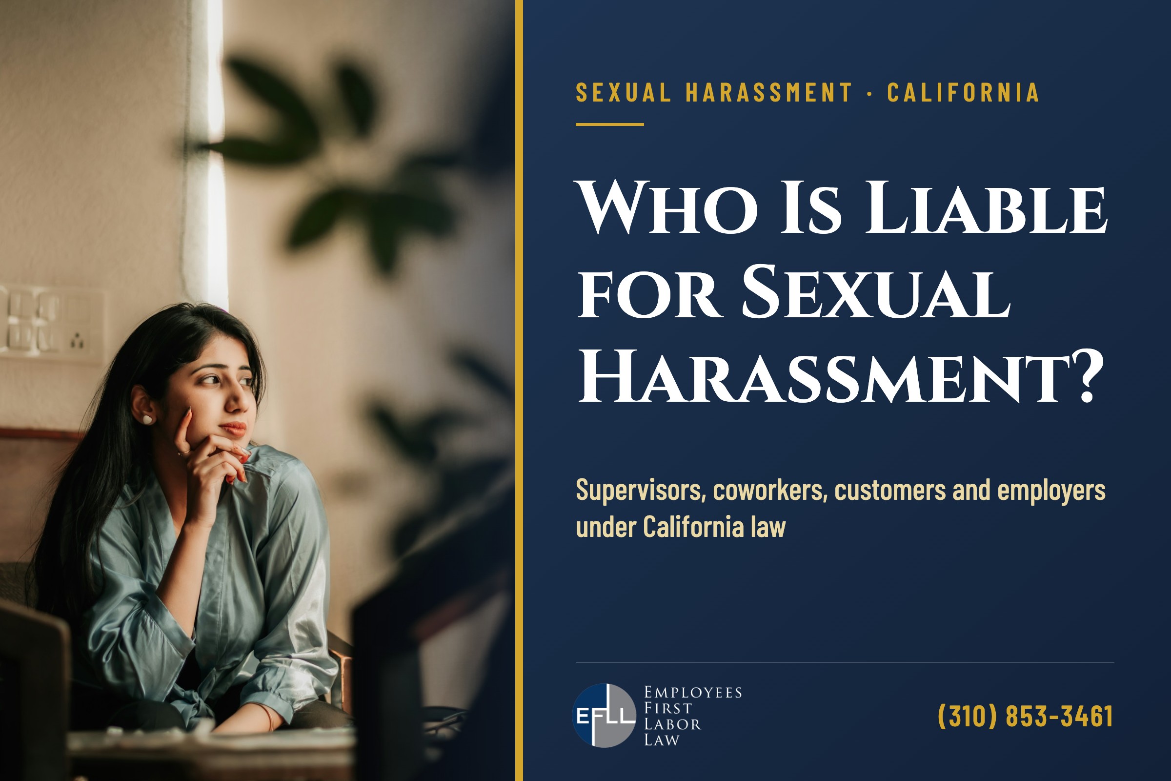 Employer liability for sexual harassment in California