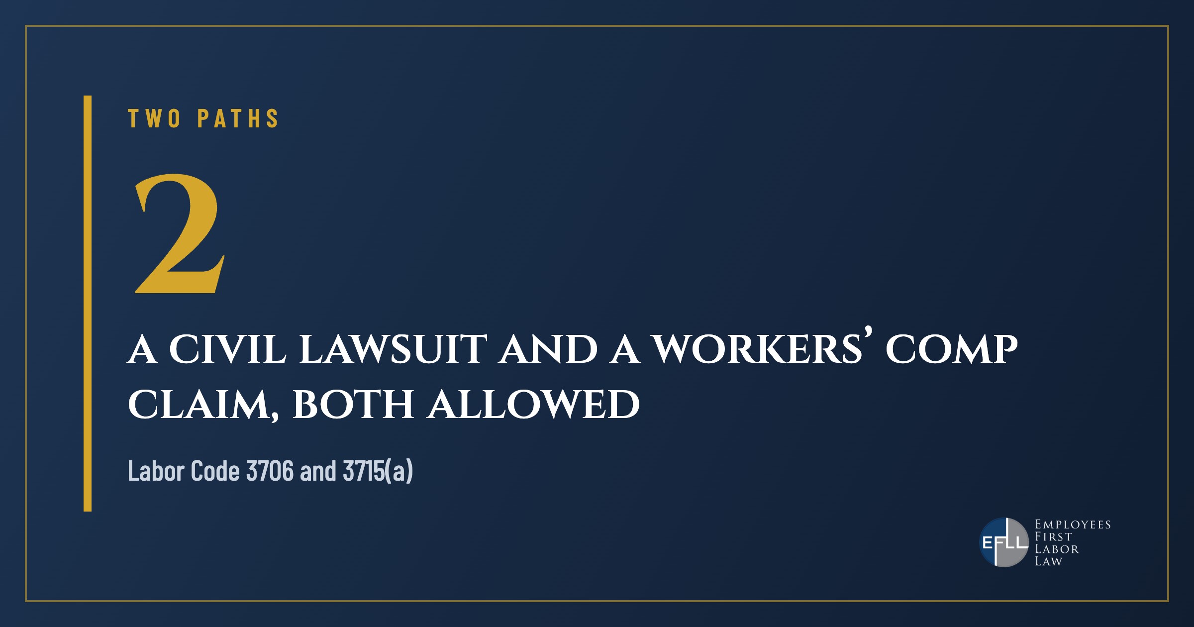 Workers hurt by uninsured employers can file a lawsuit and a workers comp claim