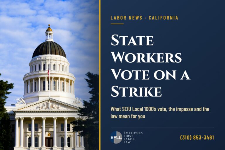 California State Capitol in Sacramento, illustrating the SEIU Local 1000 state worker strike vote