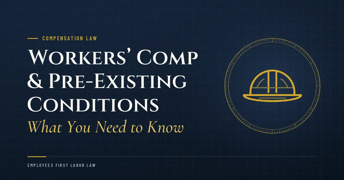 Workers’ Comp & Pre-Existing Conditions: What You Need to Know