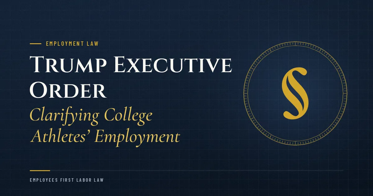 Trump Executive Order: Clarifying College Athletes’ Employment
