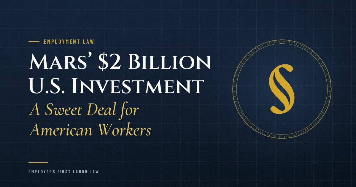 Mars’ $2 Billion U.S. Investment: A Sweet Deal for American Workers