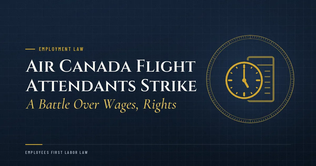 Air Canada Flight Attendants Strike: A Battle Over Wages, Rights