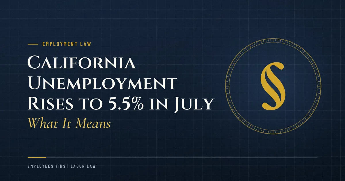 California Unemployment Rises to 5.5% in July: What It Means