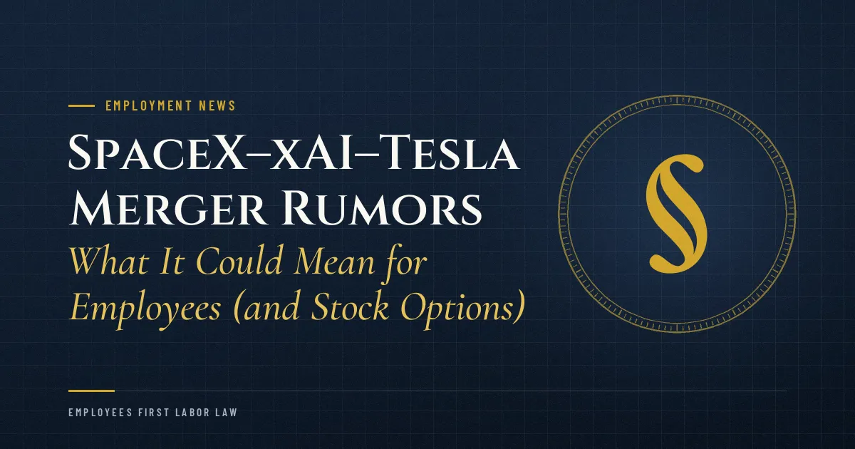 SpaceX–xAI–Tesla Merger Rumors — What It Could Mean for Employees (and Stock Options)