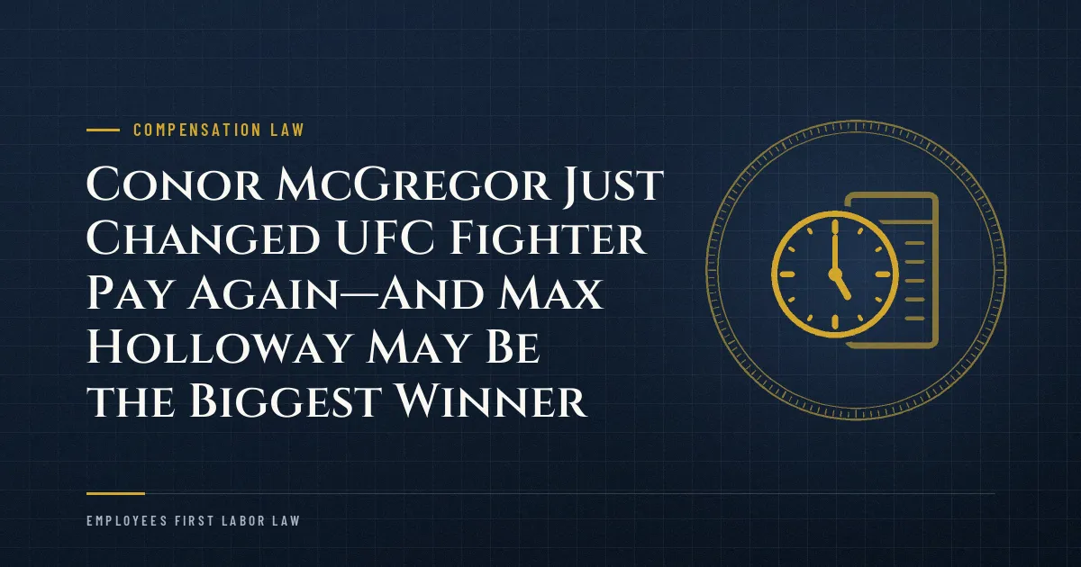 Conor McGregor Just Changed UFC Fighter Pay Again—And Max Holloway May Be the Biggest Winner