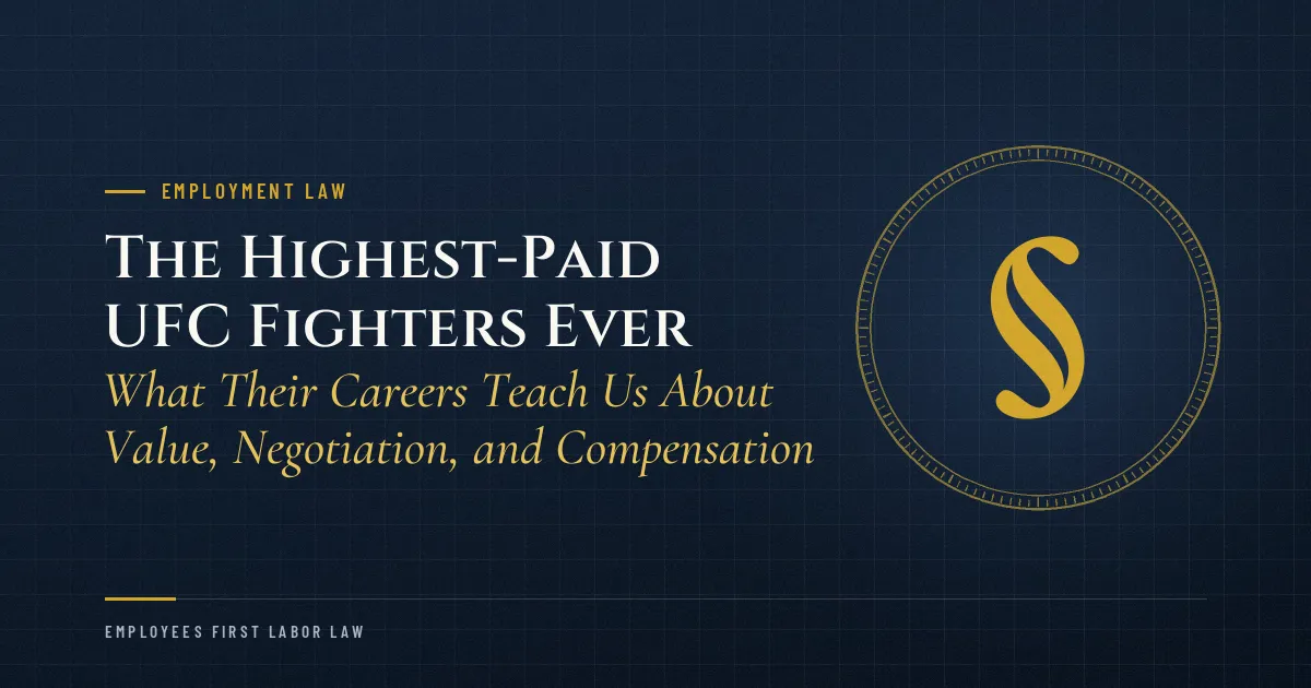 The Highest-Paid UFC Fighters Ever: What Their Careers Teach Us About Value, Negotiation, and Compensation