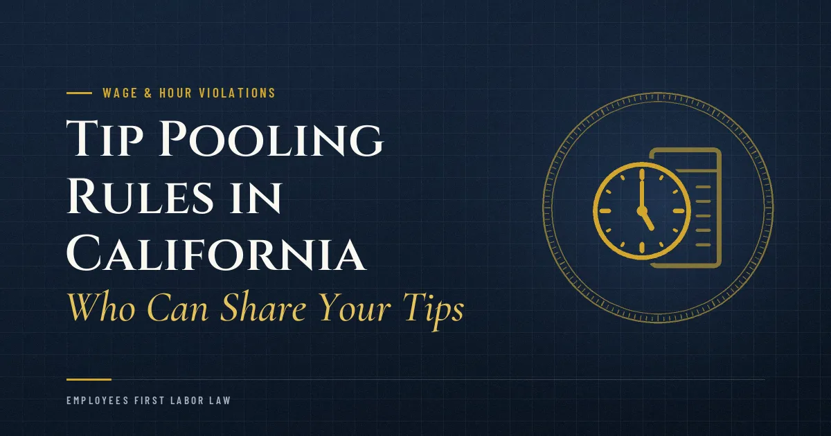 Tip Pooling Rules in California: Who Can Share Your Tips