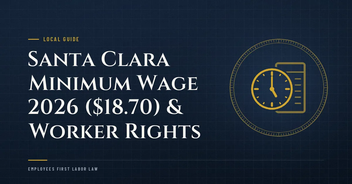 Santa Clara Minimum Wage 2026 ($18.70) & Worker Rights